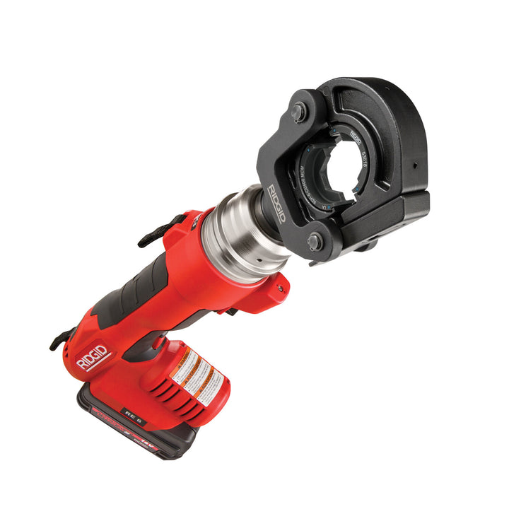 Ridgid 56498 RE 6 Electrical Tool Kit with SC-60 Scissor Cutter Head with Cu/AL Blades and  LR-60B Die Crimp Head