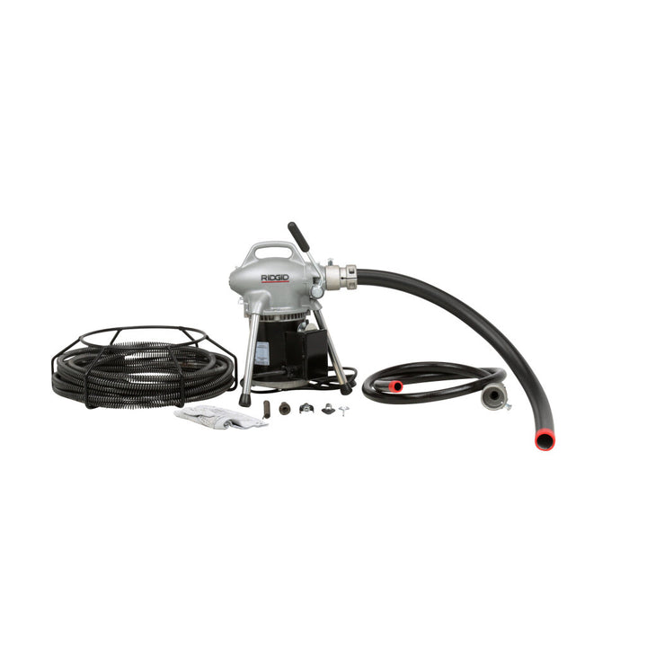 Ridgid 59000 K-50 Machine, with A-17-A Adapter, A-17-B Adapter, A-30 Cable Kit