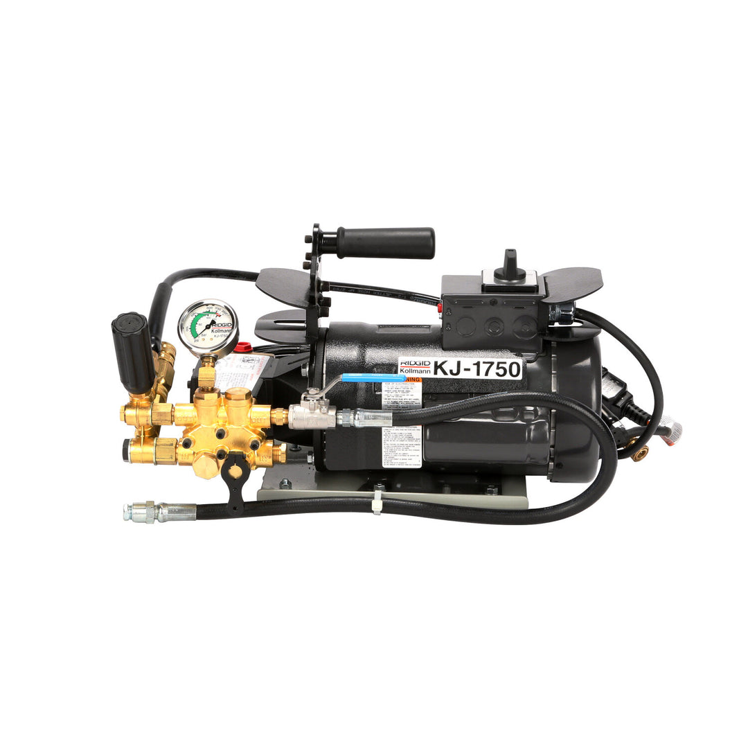 Ridgid 62697 Above With: H-30 Cart, 110' x 1/2" (33.5 m x 6.4 mm) Jet Hose