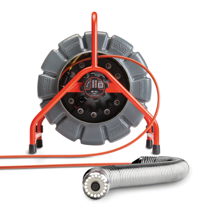 Ridgid 63633 SeeSnake Mini, 200’ (61m) with fixed camera head, powered with TruSense