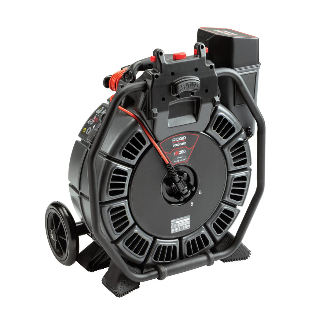 Ridgid 63658 SeeSnake rM200A Reel (200' / 61 m) with Self-Leveling Camera powered with TruSense
