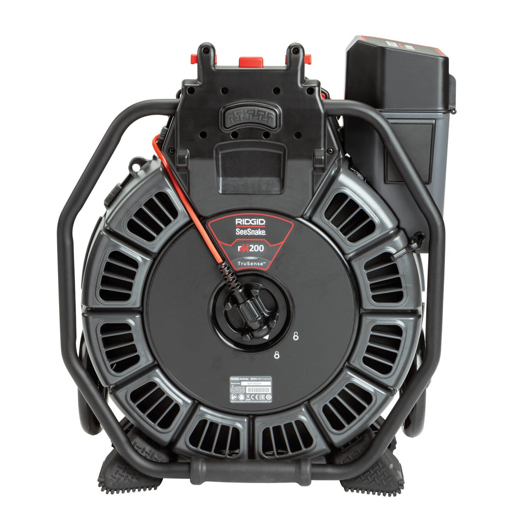 Ridgid 63663 SeeSnake rM200B Reel (165' / 50m) with Self-Leveling Camera powered with TruSense