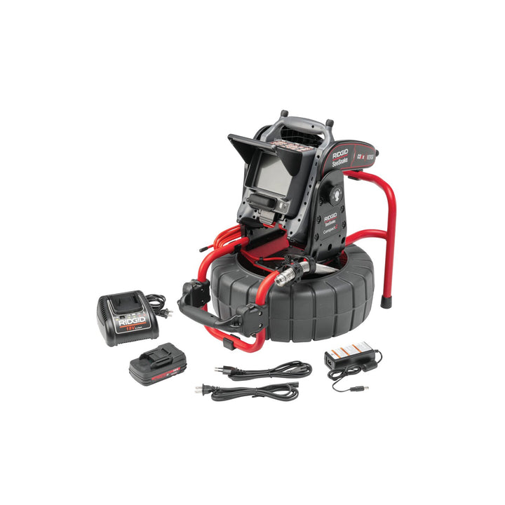 Ridgid 65103 SeeSnake Compact2 System, includes CS6x VERSA Digital Recording Monitor, 18V Battery and Charger