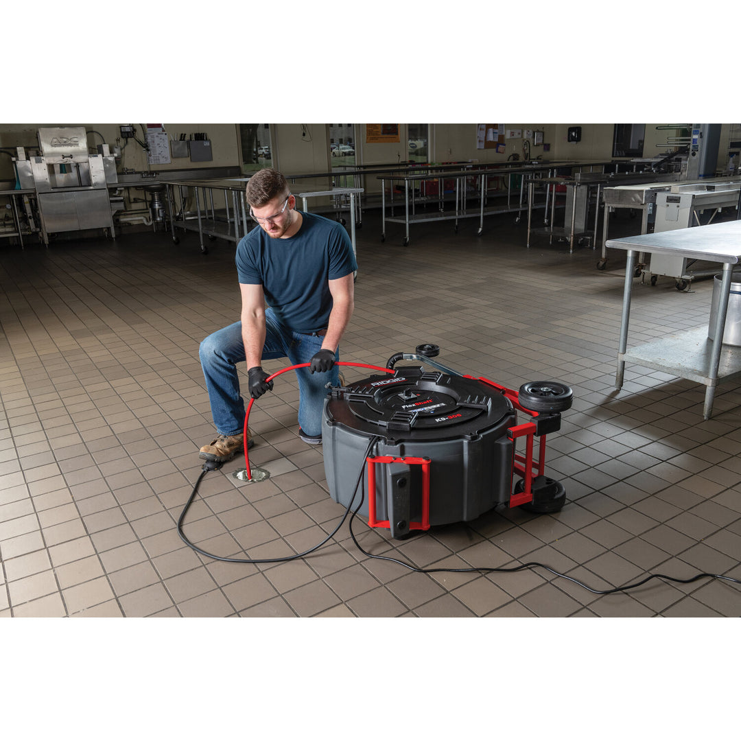 Ridgid 66593 FlexShaft, K9-306 for 3 - 6" Pipes; Includes: 125' 3/8" cable and kit