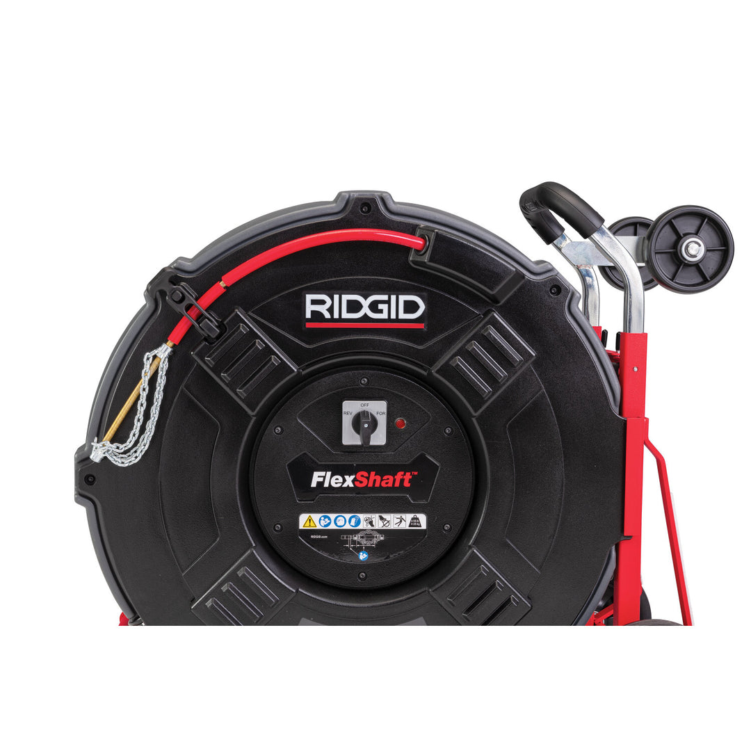 Ridgid 66593 FlexShaft, K9-306 for 3 - 6" Pipes; Includes: 125' 3/8" cable and kit