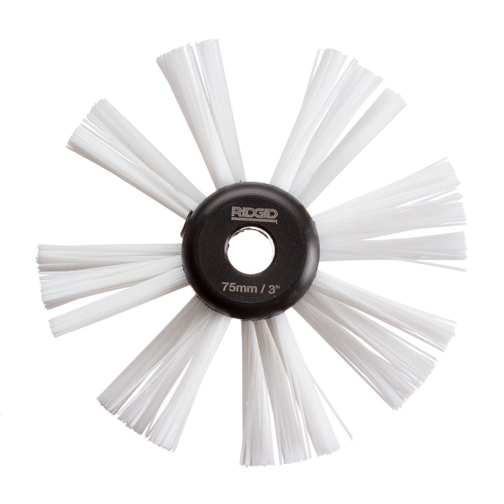 Ridgid 68948 3" (75mm) nylon brush for 5/16" (8mm) cable