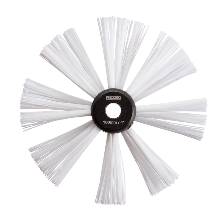 Ridgid 68953 4" (100mm) nylon brush for 5/16" (8mm) cable