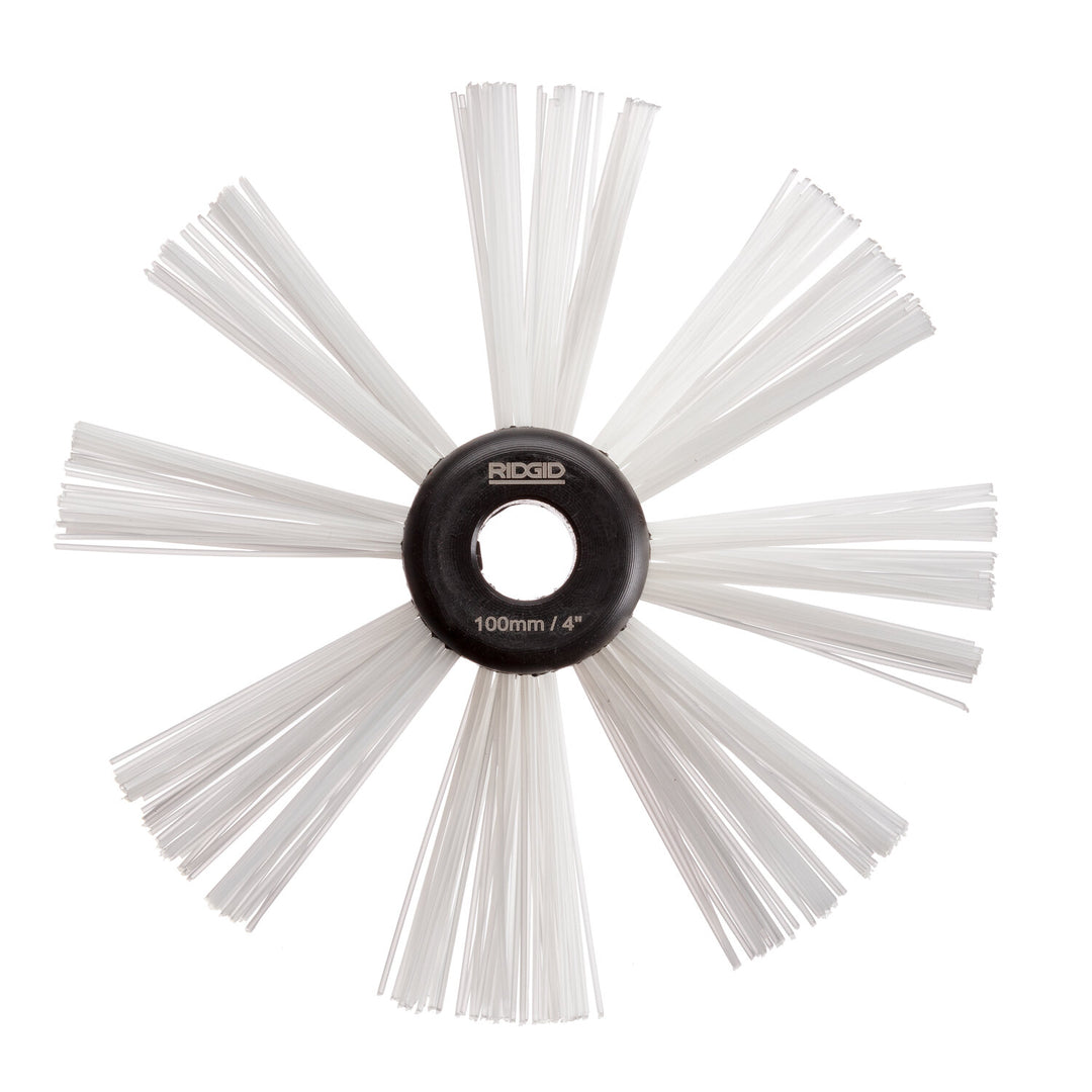 Ridgid 68963 4" (100mm) nylon brush for 3/8" (10mm) cable