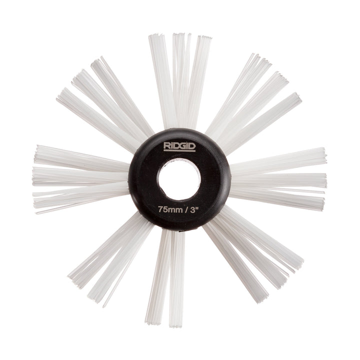 Ridgid 68973 2" (55mm) nylon/steel brush for 5/16" (8mm) cable with nylon and steel strings