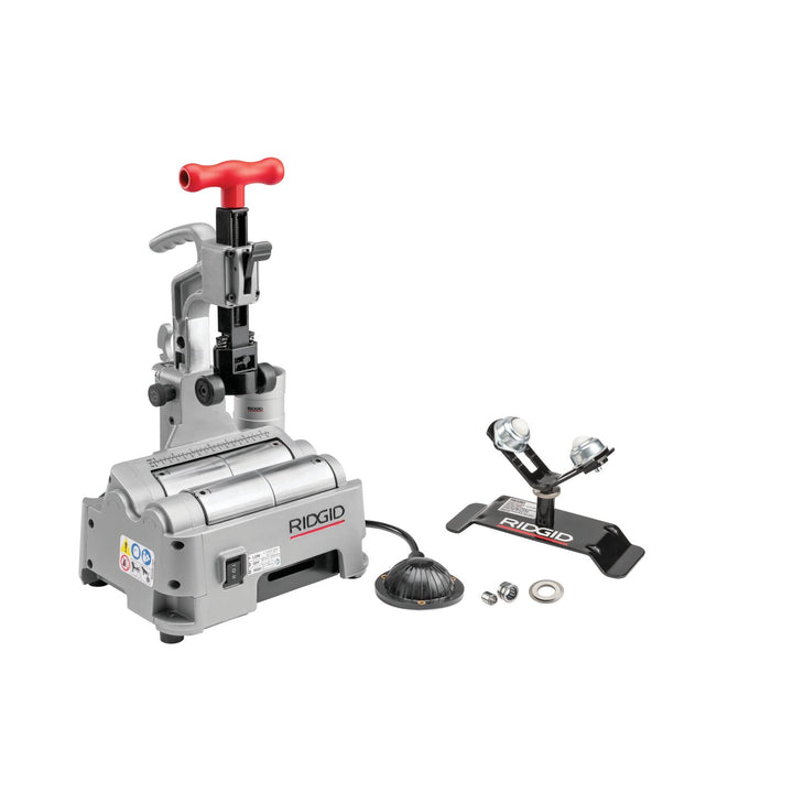 Ridgid 70418 Power Tubing Cutting Machine for Steel,  Stainless Steel and Aluminum with 137S Reamer, PC-116 TS Tube Stand and Spare Wheel