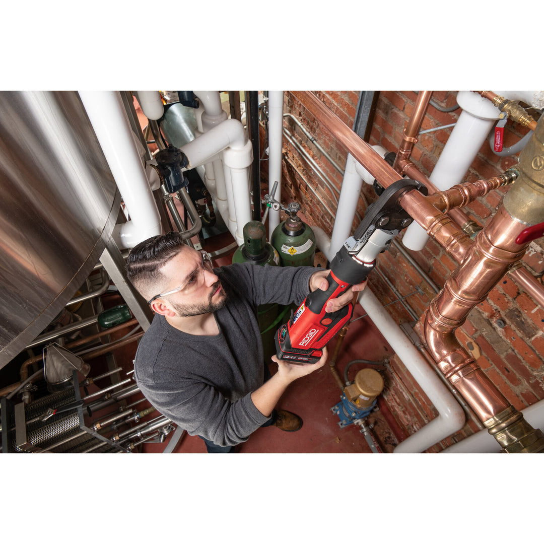 Ridgid 70818 RP 351 Battery Kit W/ MegaPress Jaws (1/2” – 1”)