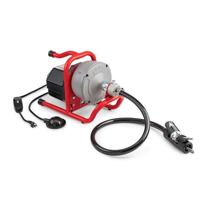 Ridgid 71742 Machine with: – AUTOFEED – Guide Hose – Mounting Bracket – C-13IC-SB, 5⁄16" x 35' (8 mm x 10,7 m) Speed Bump CabIe with Inner Drum