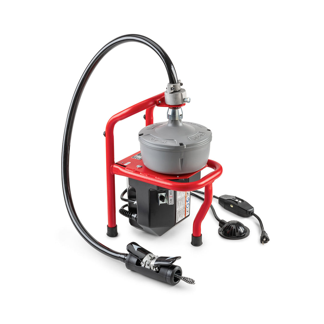 Ridgid 71742 Machine with: – AUTOFEED – Guide Hose – Mounting Bracket – C-13IC-SB, 5⁄16" x 35' (8 mm x 10,7 m) Speed Bump CabIe with Inner Drum