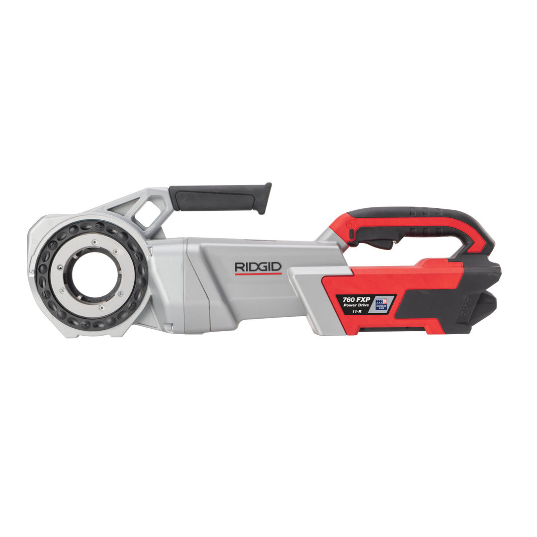 Ridgid 72018 760 FXP Power Drive (11-R), 2x 4Ah FXP Batteries, FXP Charger, Support Arm, Case