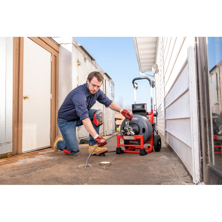 Ridgid 73073 K-4310 FXP 5/8" Drum Machine with FXP Battery-8.0 Ah (Qty-2) & Charger