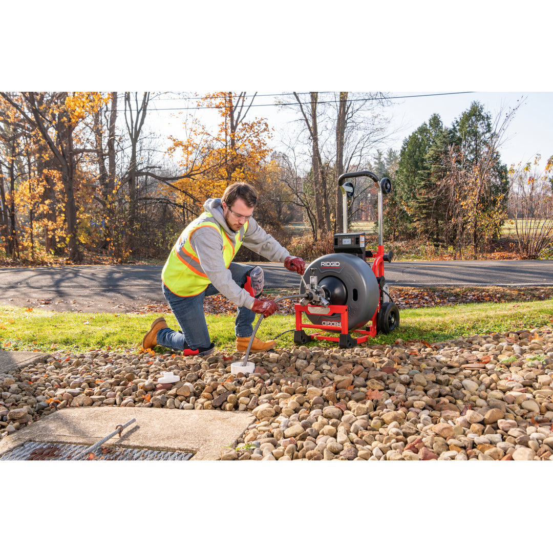 Ridgid 73073 K-4310 FXP 5/8" Drum Machine with FXP Battery-8.0 Ah (Qty-2) & Charger