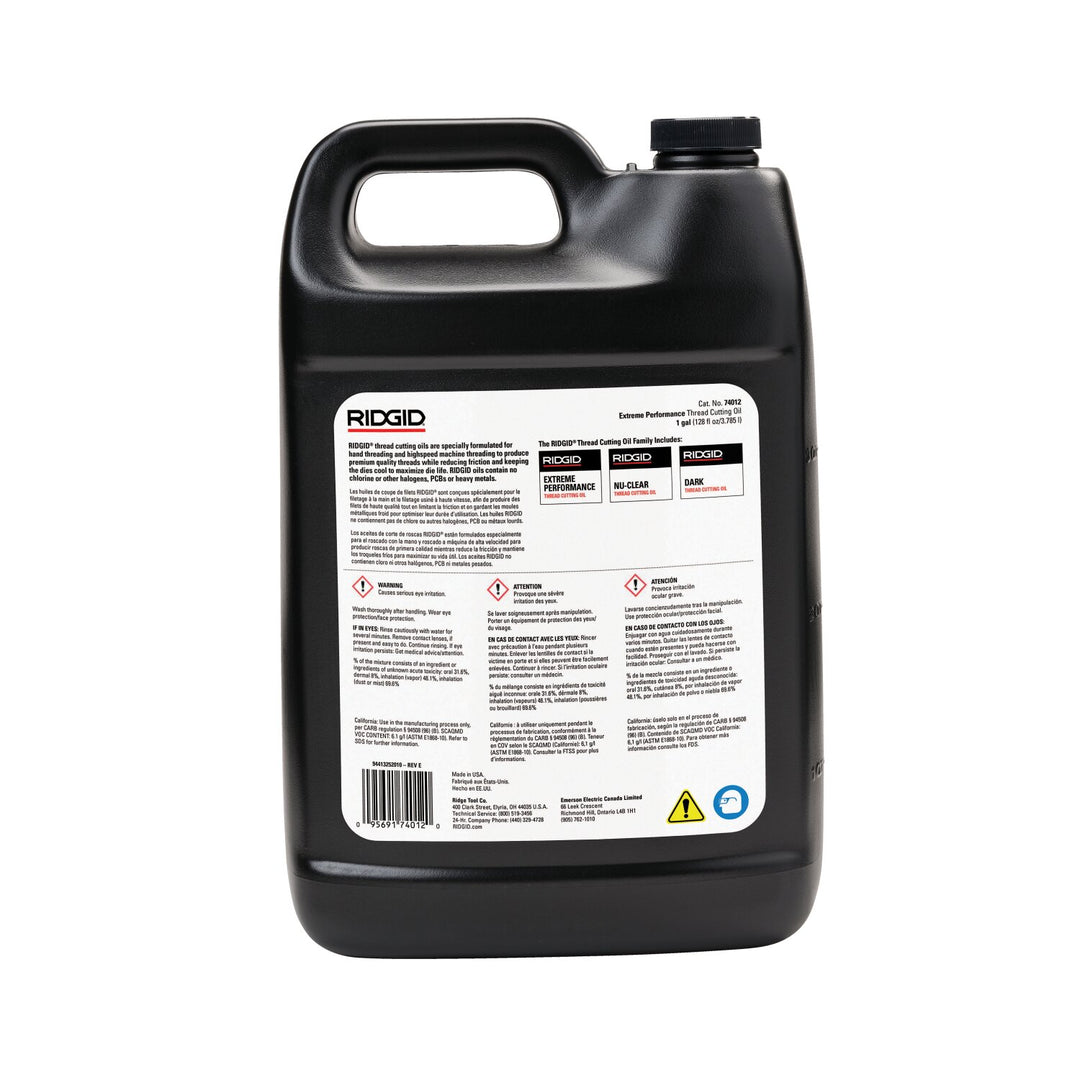 Ridgid 74012 Extreme Performance Thread Cutting Oil