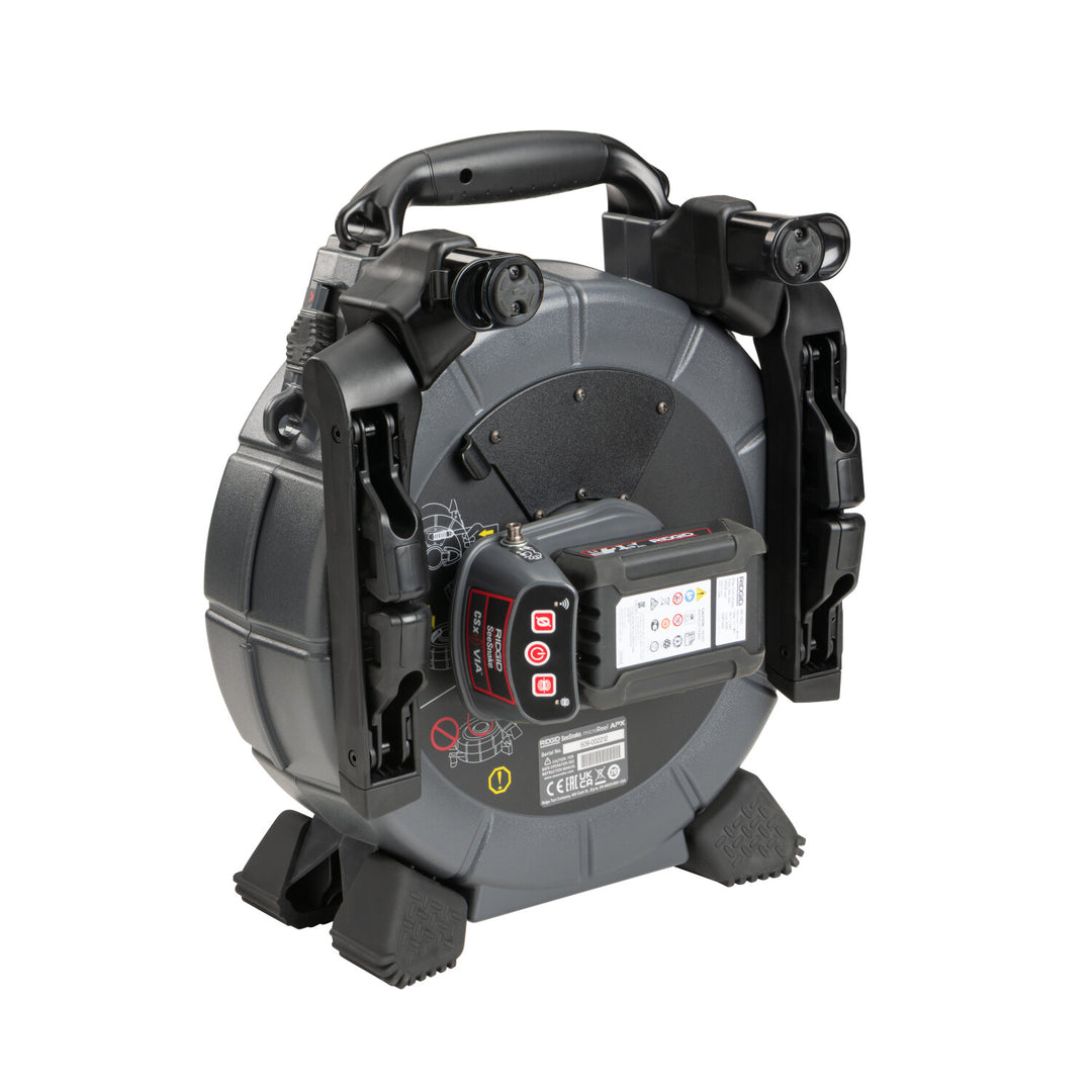 Ridgid 78728 SeeSnake mircroREEL APX & CSx Via System with TruSense - 1 Battery and 1 Charger Included