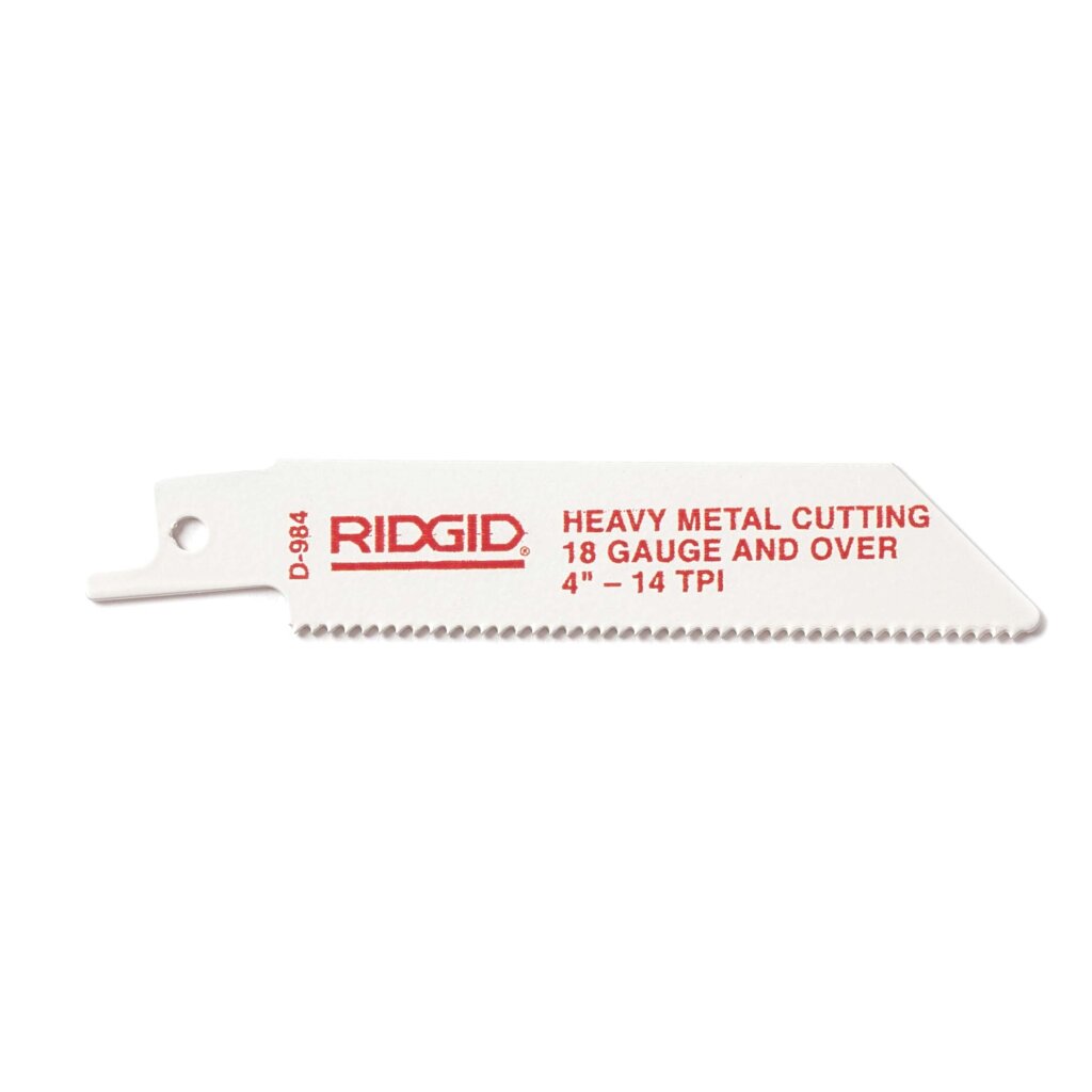 Ridgid 80510 RIDGID Non-Ferrous Metals 6" (150mm) Reciprocating Saw Blade - 18 Teeth Per in. - 5 Pack