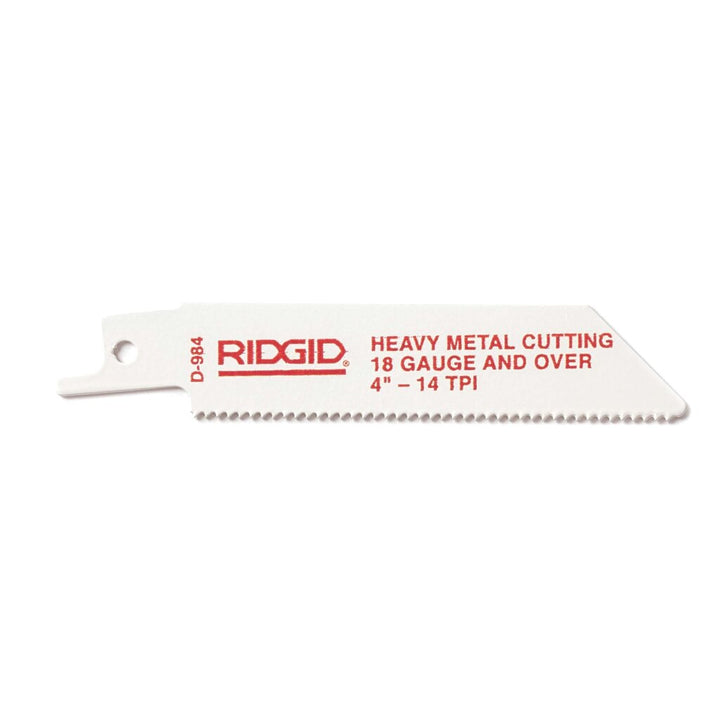 Ridgid 80515 RIDGID Sheet Steel & Steel Pipe 6" (150mm) Reciprocating Saw Blade - 24 Teeth Per in. - 5 Pack