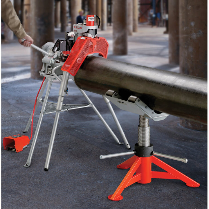 Ridgid 95782 920 Roll Groover with 2"- 6" Sch. 40, 8"-12" Sch. 40 and 14"-16" Std. Wall Roll Sets