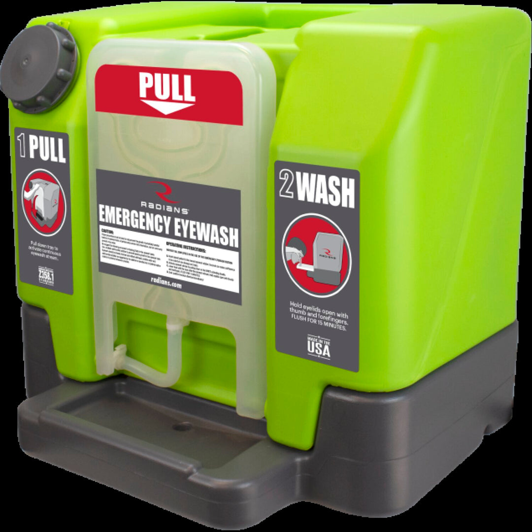 Radians REW01112 12 Gallon Emergency Eyewash Station - English