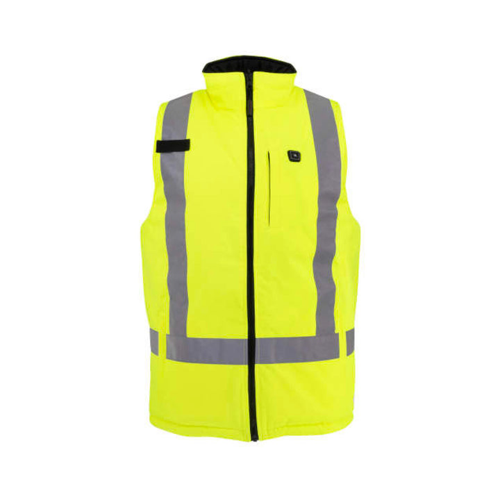Radians RHG-SV12 Class 2 Reversible Heated Vest - Hi-Vis Green
