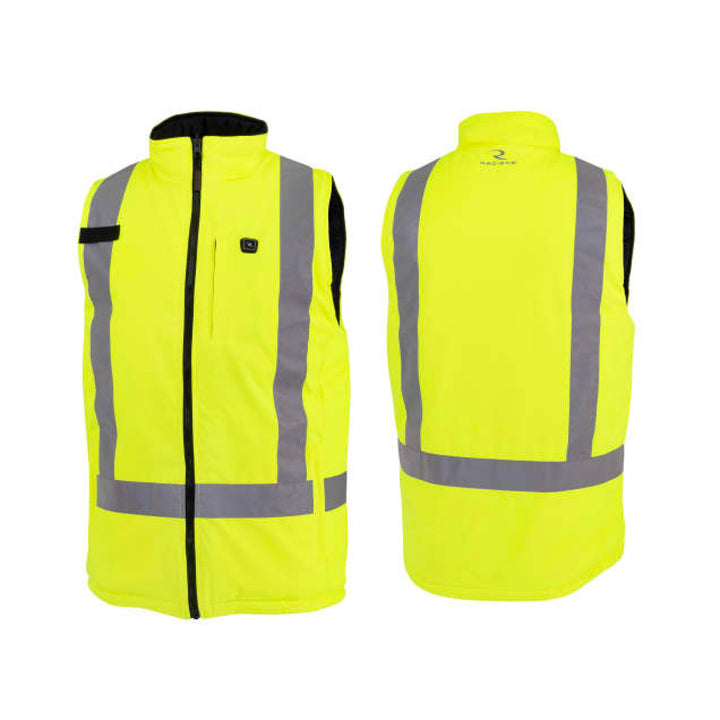 Radians RHG-SV12 Class 2 Reversible Heated Vest - Hi-Vis Green