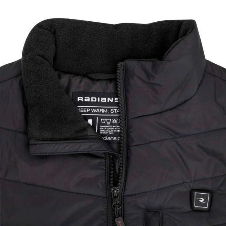 Radians RHG-V200 Men's Heated Puffer Vest Kit with Battery - Black