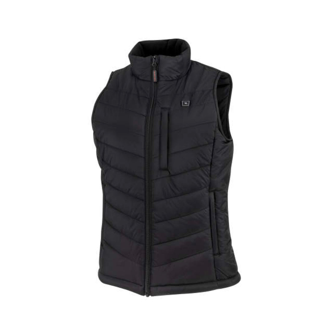 Radians RHG-V201 Women's Heated Puffer Vest Kit with Battery - Black