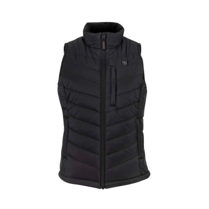 Radians RHG-V201 Women's Heated Puffer Vest Kit with Battery - Black