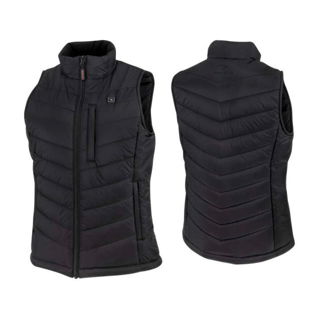 Radians RHG-V201 Women's Heated Puffer Vest Kit with Battery - Black
