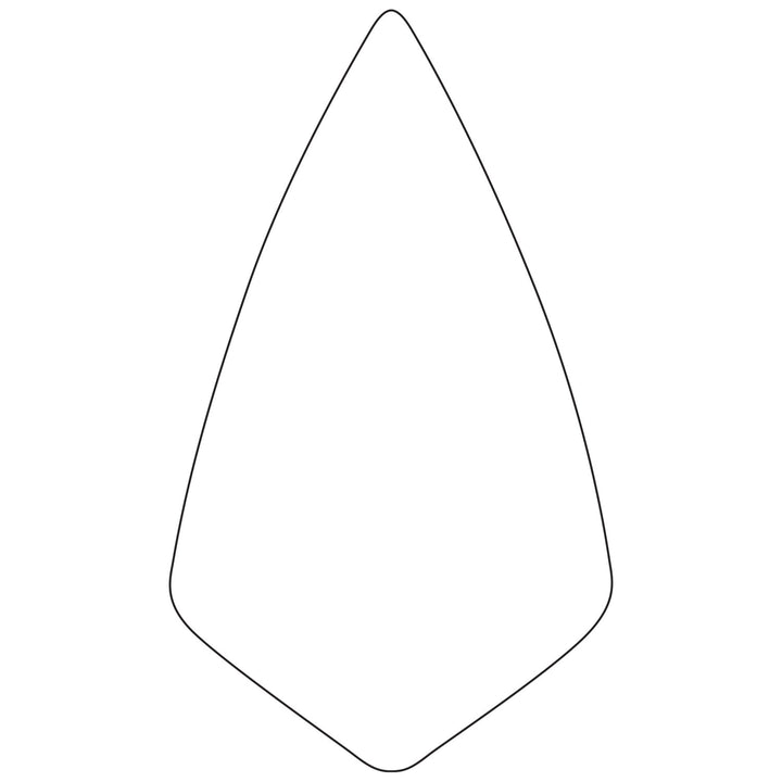 W. Rose RO221-12 12” Wide Heel Brick Trowel with 6" Wood Handle