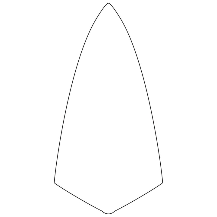 W. Rose RO310-11 1/2L 11-1/2" Limber Philadelphia Trowel with Leather Handle