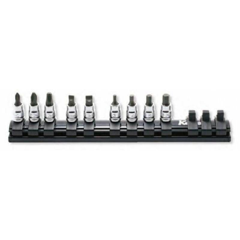 Ko-ken RS20XXZ/9 1/4 Sq. Dr. Bit Socket set PH, SL, HEX Z-series 9 pie ...