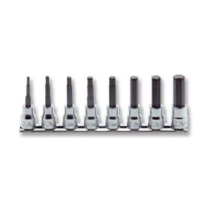 Ko-Ken RS3015M/8-L62 3/8 Sq. Dr. Bit Socket set 3mm-12mm Hex Length 62mm 8 pieces