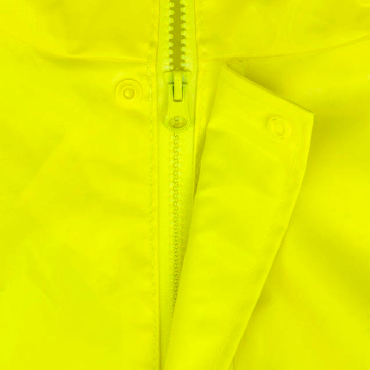 Radians RW08C Class 3 Self-Extinguishing Raincoat - Lime