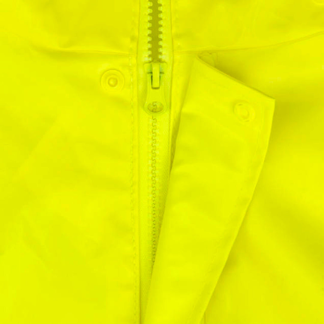Radians RW08J Class 3 Self-Extinguishing Rain Jacket - Lime