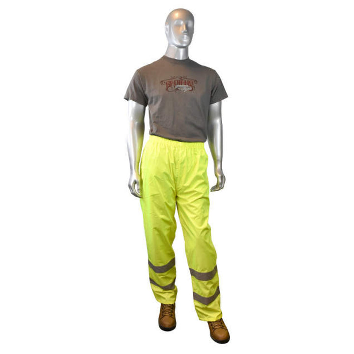 Radians RW10-ES1Y Lightweight Rain Pants - Hi-Vis Green