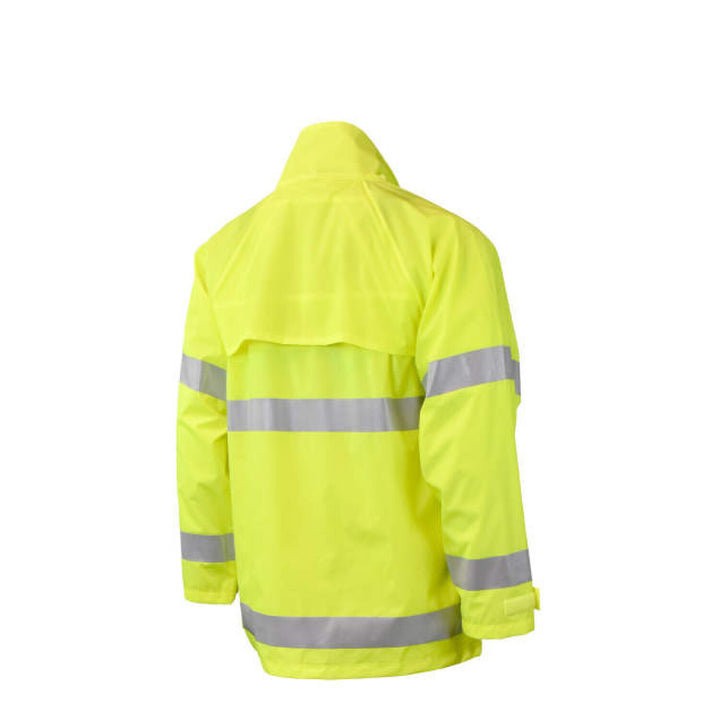 Radians RW25 High Visibility Rainwear Jacket - Hi-Vis Green