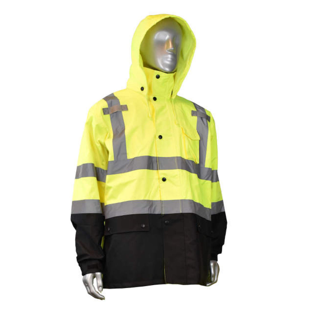 Radians RW30-3Z1 General Purpose Rain Jacket - Hi-Vis Green