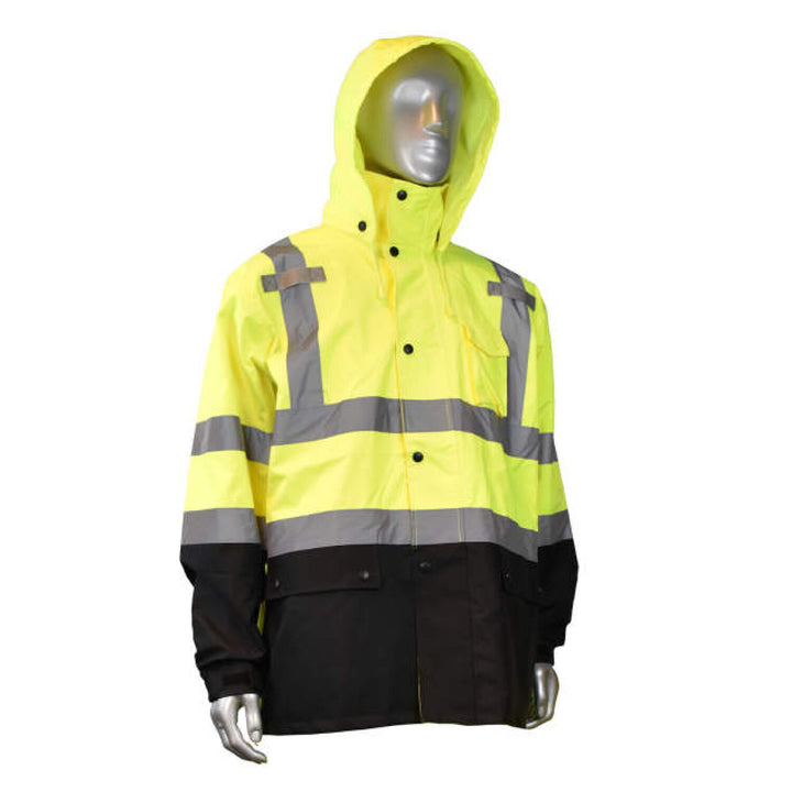 Radians RW30-3Z1 General Purpose Rain Jacket - Hi-Vis Green