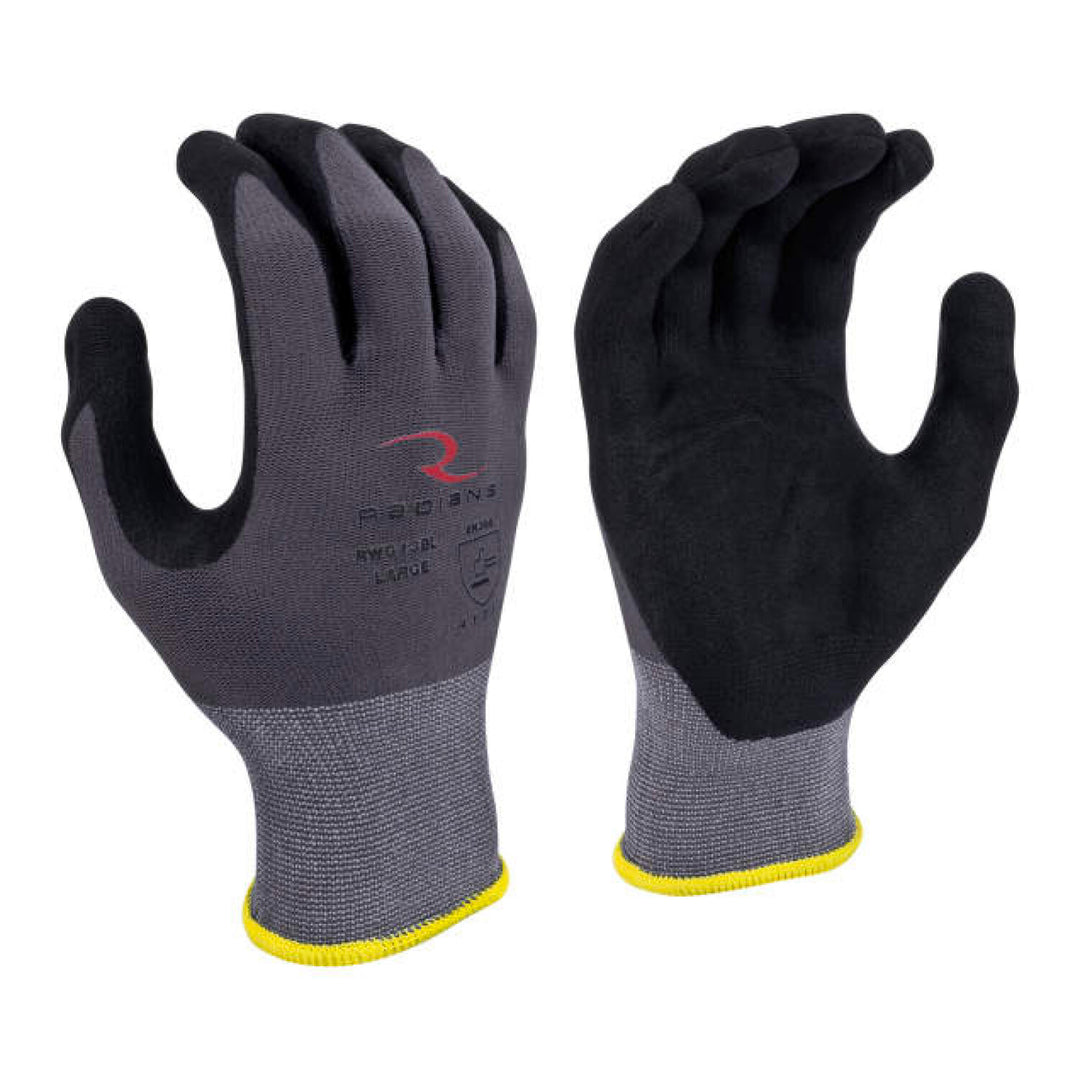 Radians RWG13B Nylon Shell with Foam Nitrile Palm Dip