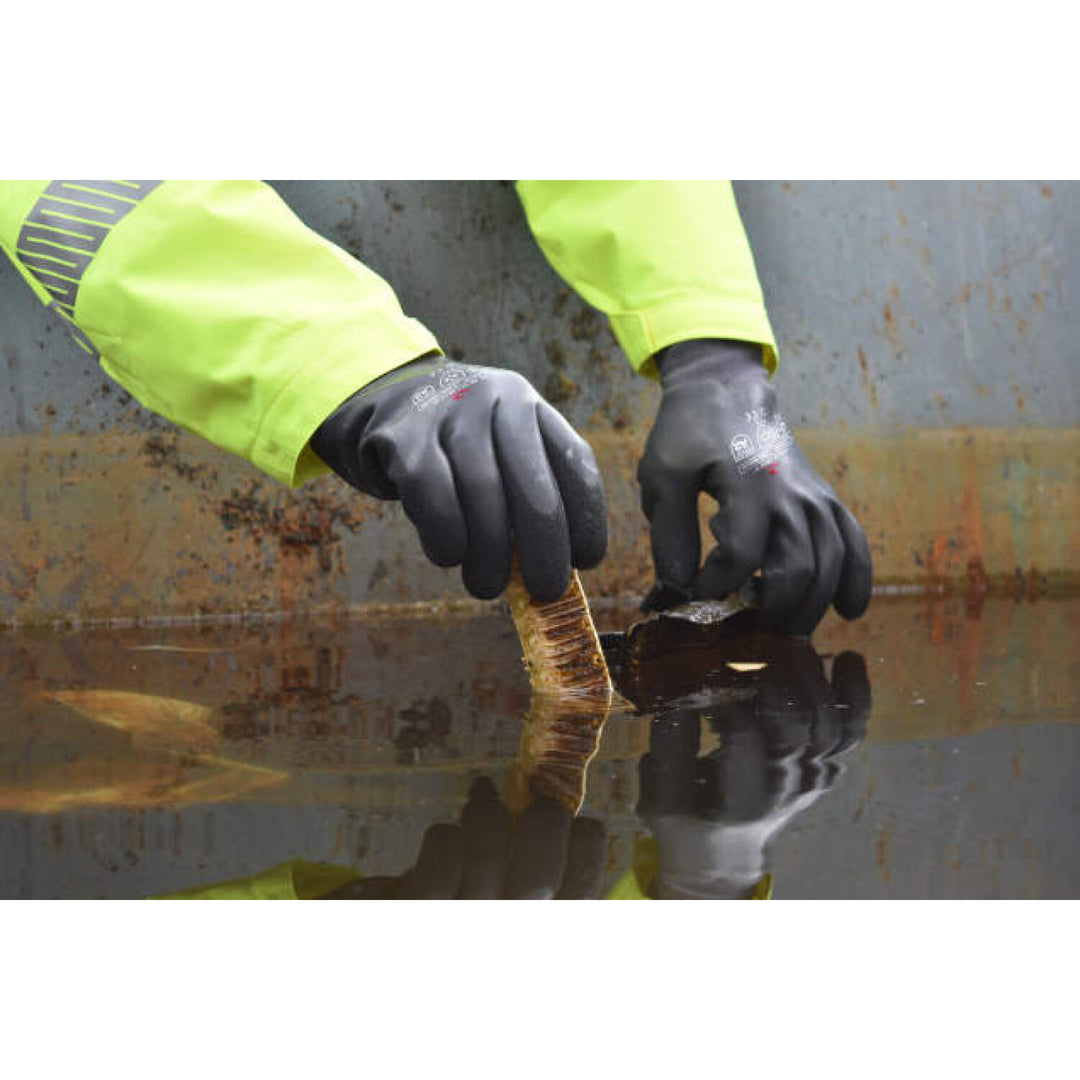Radians RWG28 Cut Protection Level A2 Dipped Waterproof Winter Gripper Glove