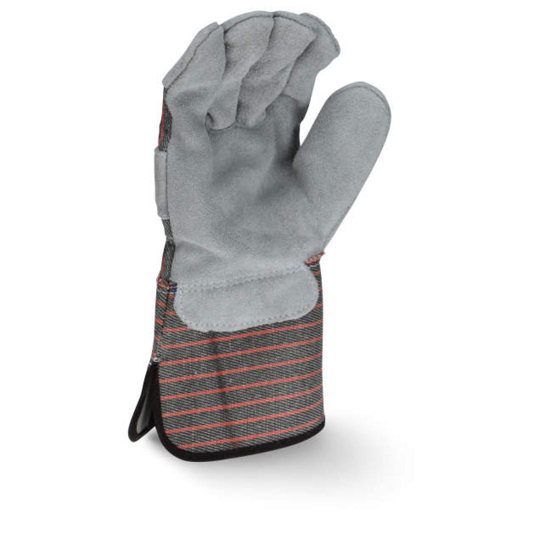 Radians RWG3103GL Economy Shoulder Gray Split Cowhide Leather Glove  Size L