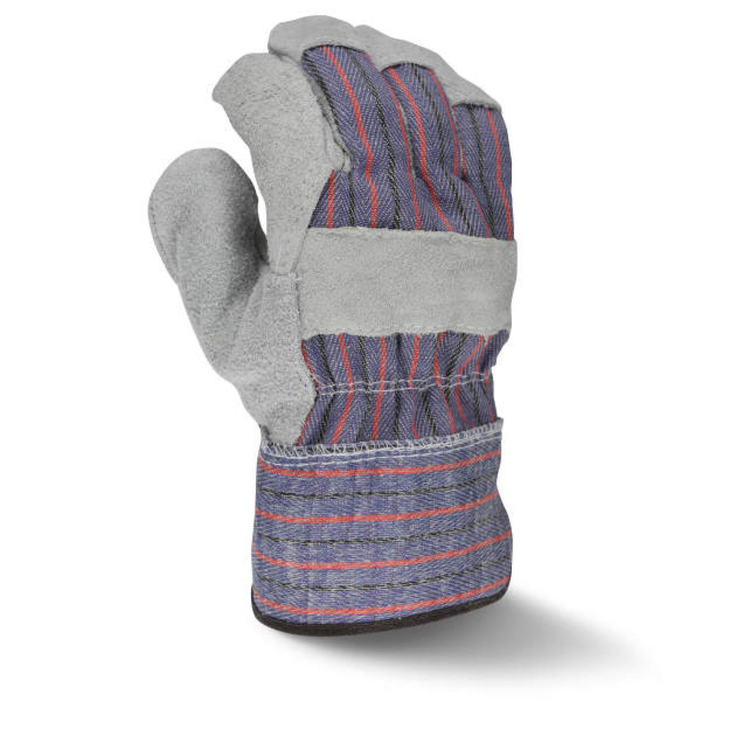 Radians RWG3111L Economy Shoulder Gray Split Leather Glove - Size L