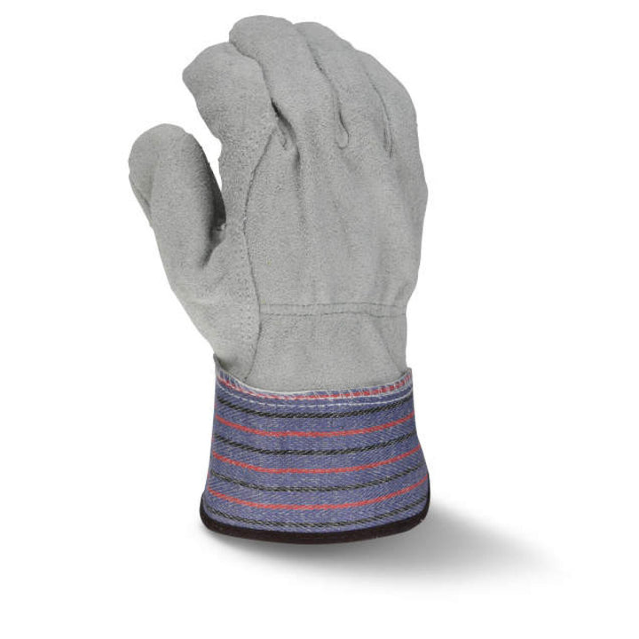 Radians RWG3206L RWG3206 Full Regular Shoulder Gray Split Cowhide Leather Palm Glove