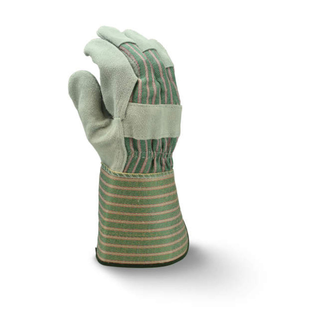 Radians RWG3300G Select Shoulder Gray Split Cowhide Leather Glove with Gauntlet Cuff