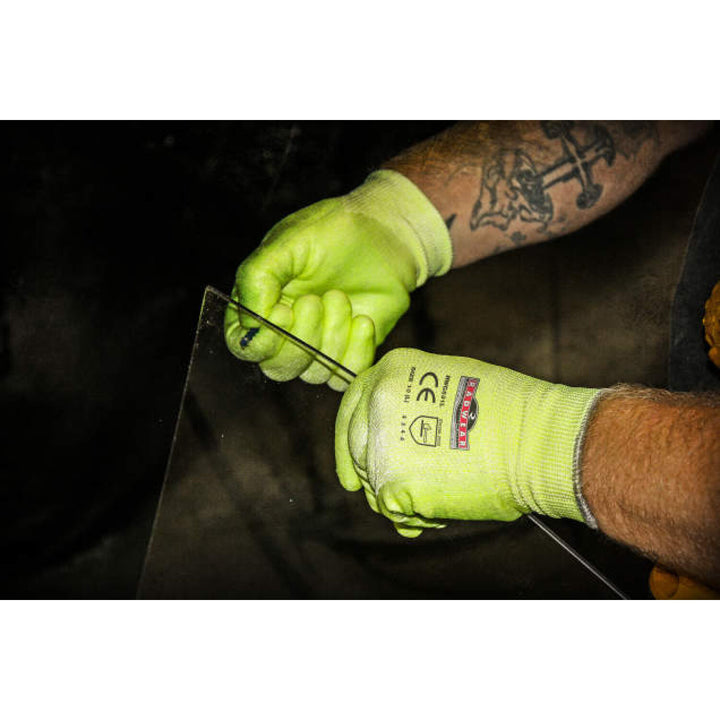 Radians RWG531 Radwear® Silver Series Cut Protection Level A2 High Visibility Grip Glove