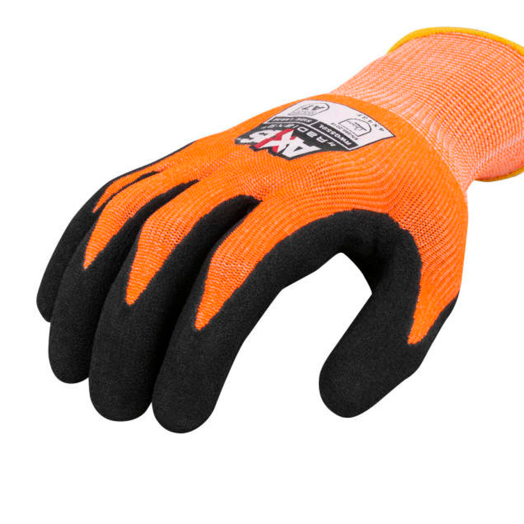 Radians  RWG559 AXIS Cut Protection Level A7 Sandy Nitrile Coated Glove
